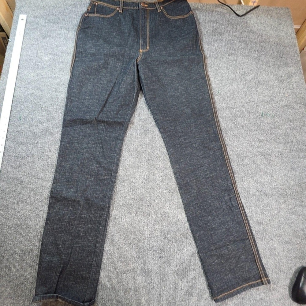 Wrangler Cowboy Cut Jeans Boys 27x30 Blue Stretch Slim Bootcut Pants Casual